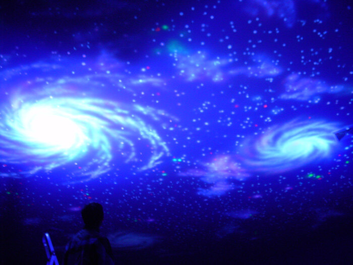 Glowing blacklight UV mural 3 by Dongbai Tang