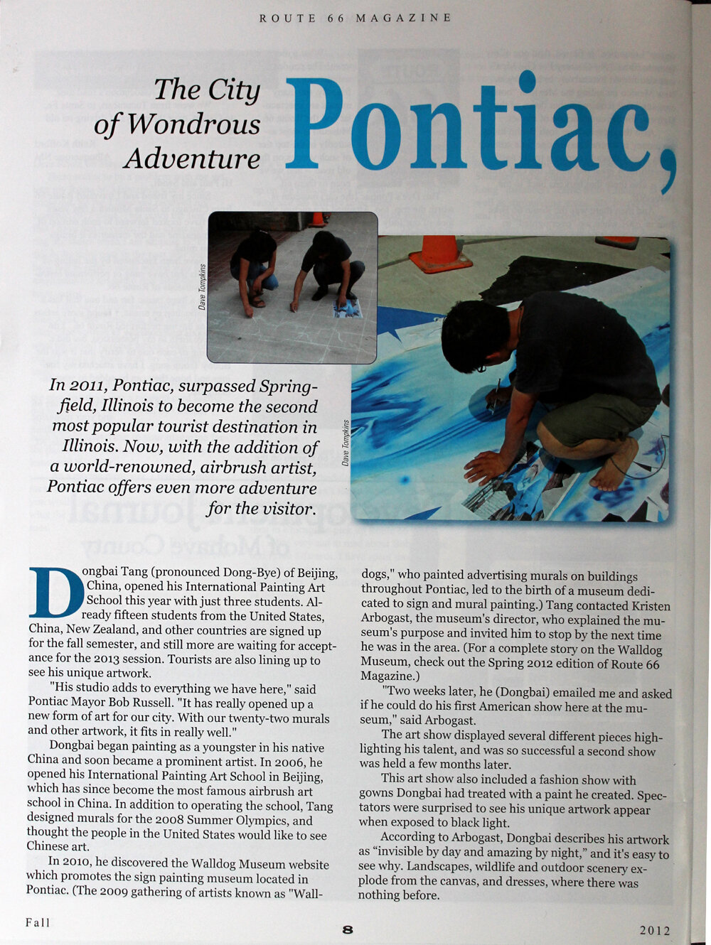 'The City of Wondrous Adventure' Pontiac article